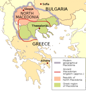 Makedonia, Persengketaan Nama antara Dua Negara